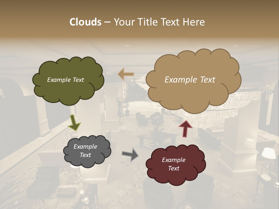 Wide Angle Chairs PowerPoint Template