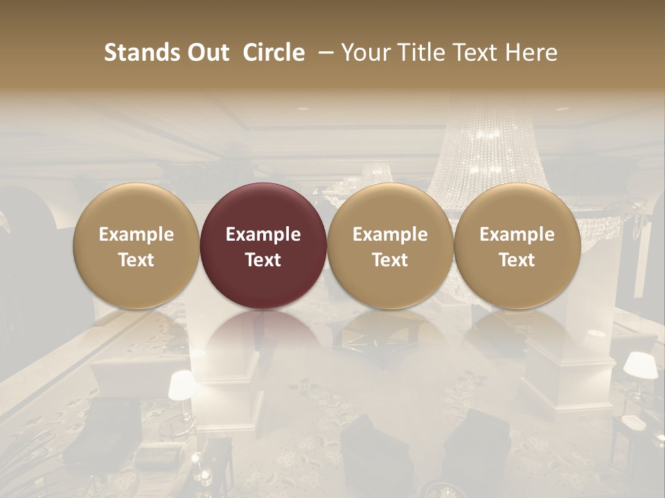 Wide Angle Chairs PowerPoint Template