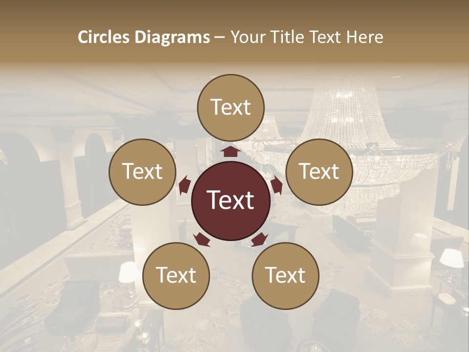 Wide Angle Chairs PowerPoint Template