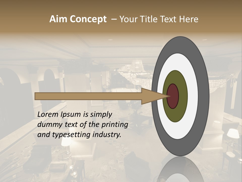 Wide Angle Chairs PowerPoint Template