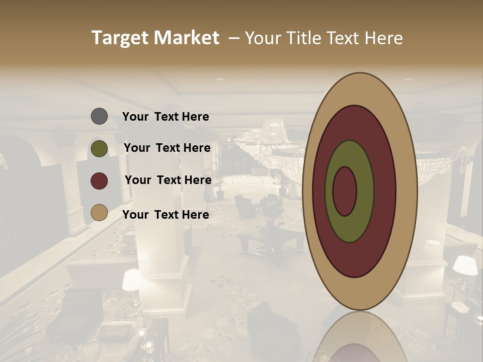 Wide Angle Chairs PowerPoint Template