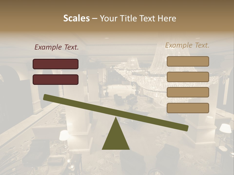 Wide Angle Chairs PowerPoint Template