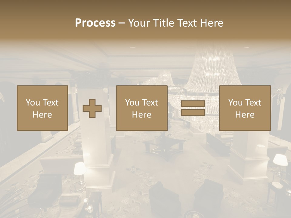 Wide Angle Chairs PowerPoint Template
