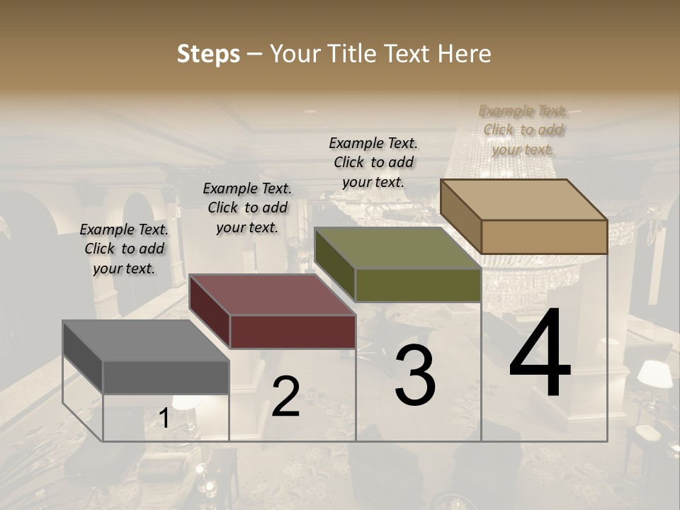 Wide Angle Chairs PowerPoint Template