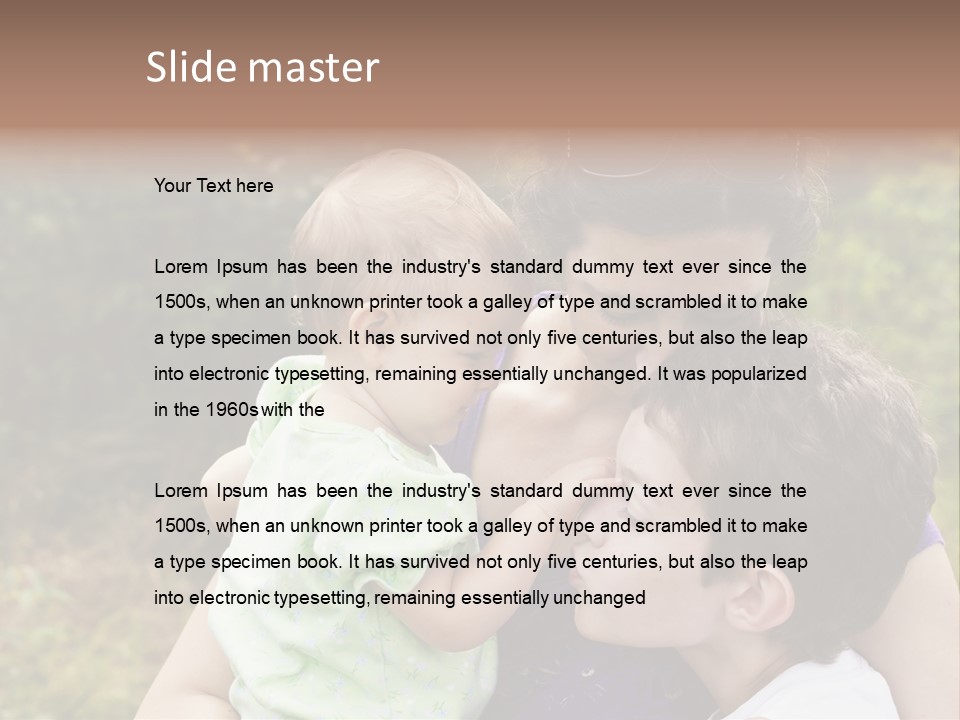 Laughing Countryside Male PowerPoint Template