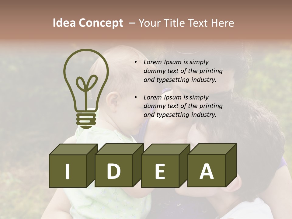 Laughing Countryside Male PowerPoint Template