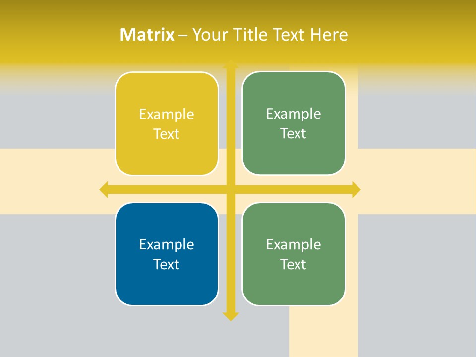 Yellow Flag Nobody PowerPoint Template