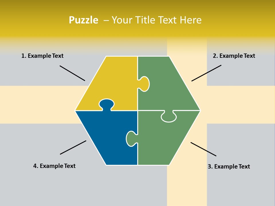 Yellow Flag Nobody PowerPoint Template