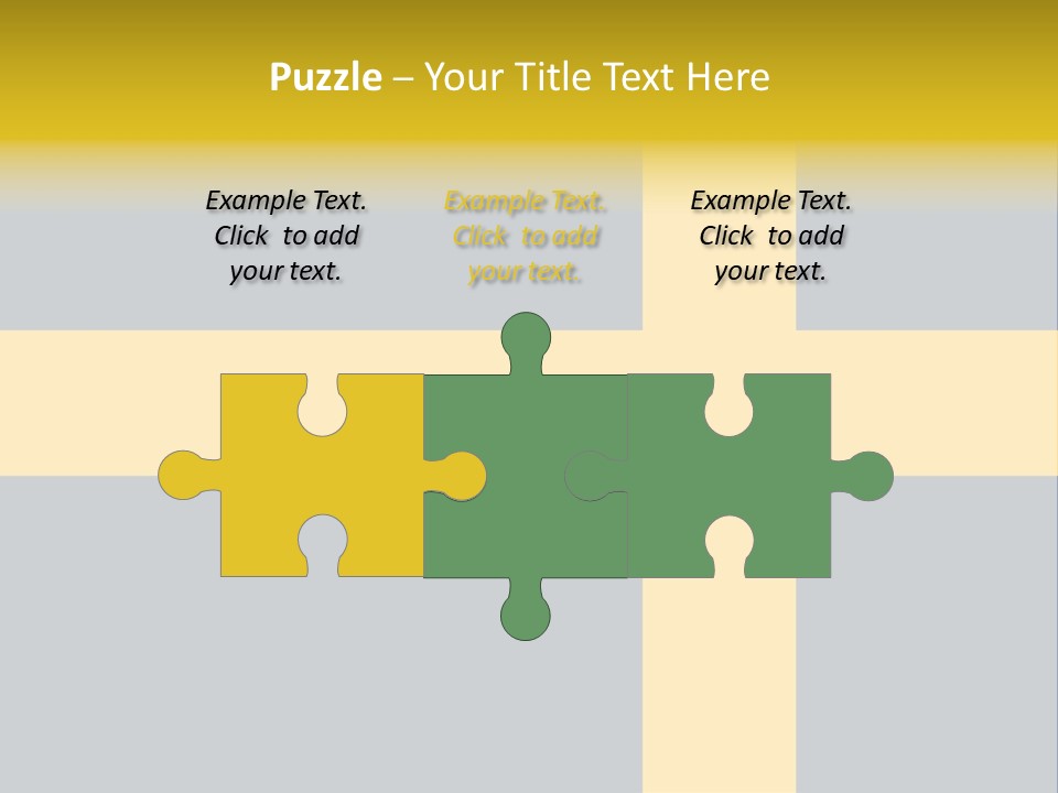 Yellow Flag Nobody PowerPoint Template