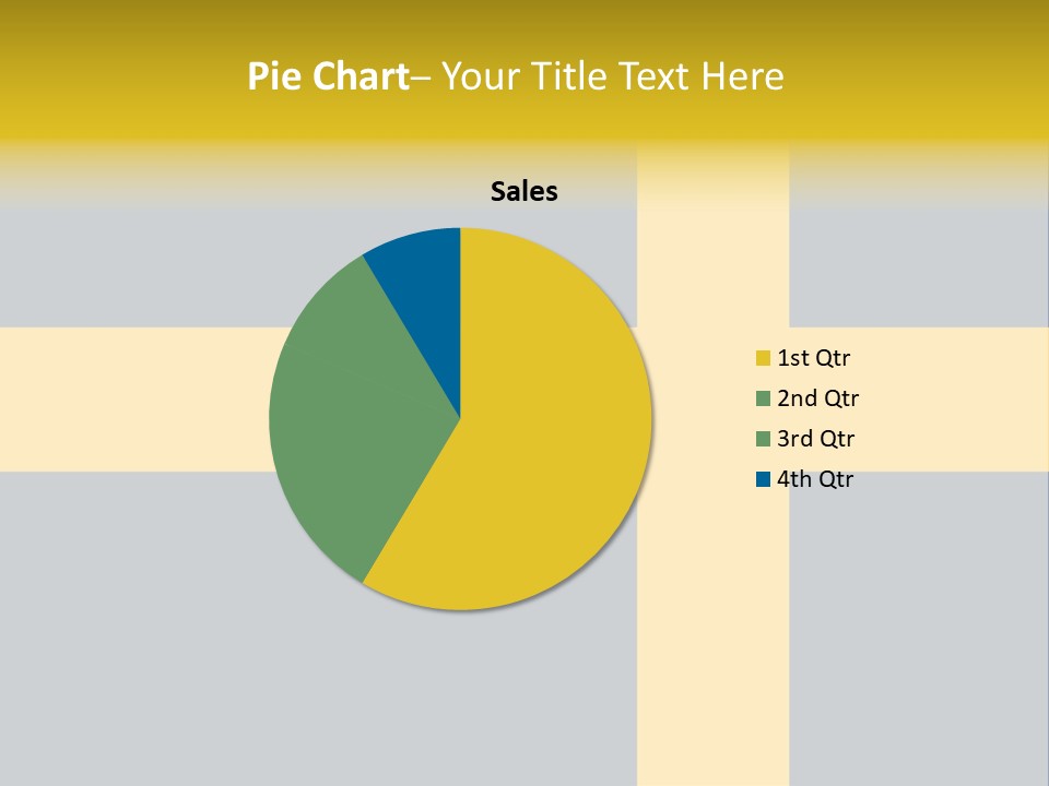Yellow Flag Nobody PowerPoint Template