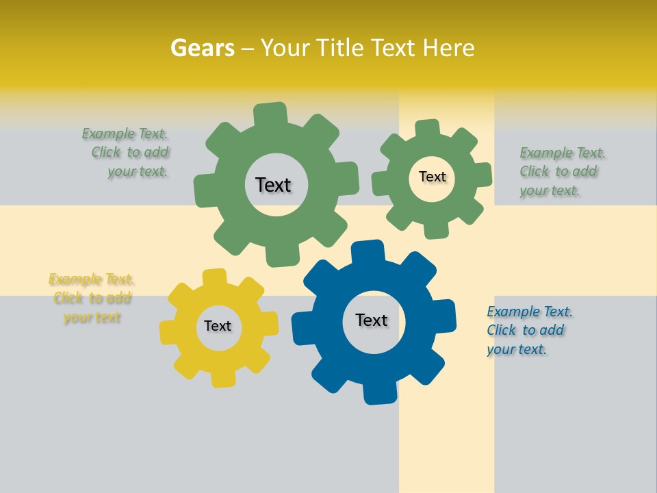 Yellow Flag Nobody PowerPoint Template