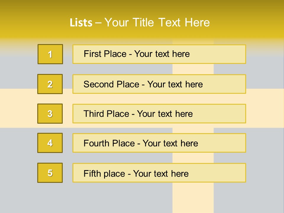 Yellow Flag Nobody PowerPoint Template