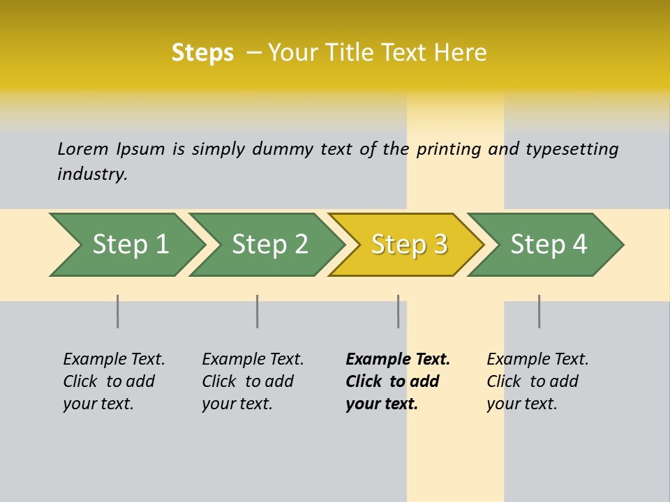 Yellow Flag Nobody PowerPoint Template