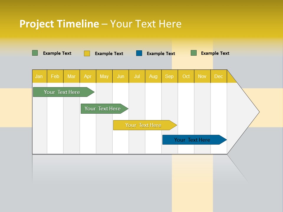 Yellow Flag Nobody PowerPoint Template