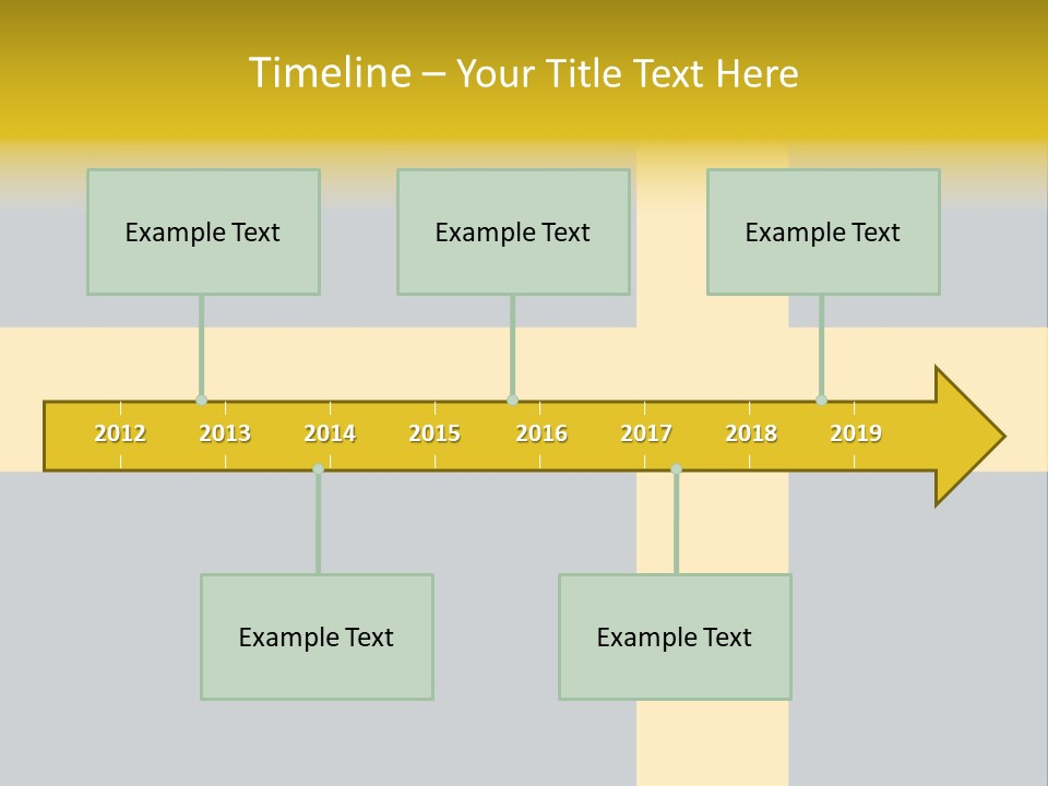 Yellow Flag Nobody PowerPoint Template