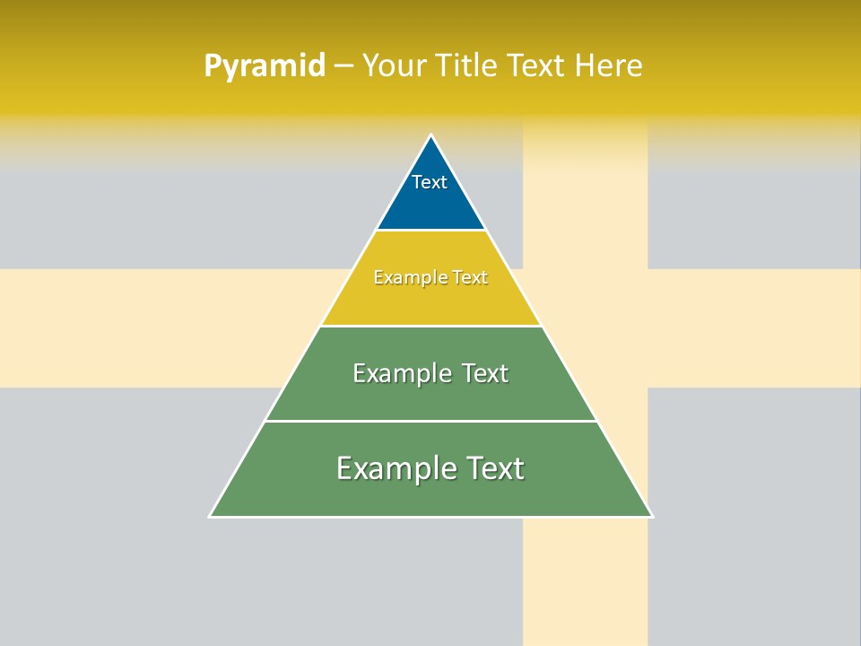 Yellow Flag Nobody PowerPoint Template