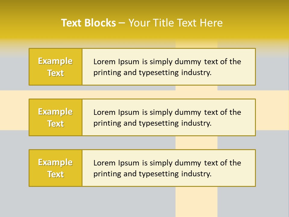 Yellow Flag Nobody PowerPoint Template