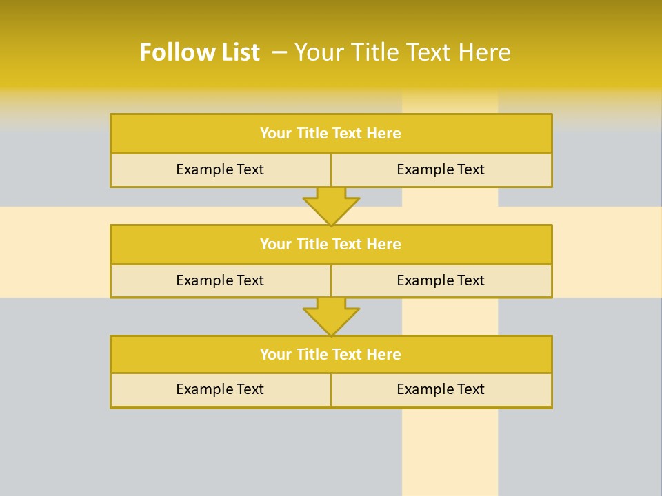 Yellow Flag Nobody PowerPoint Template