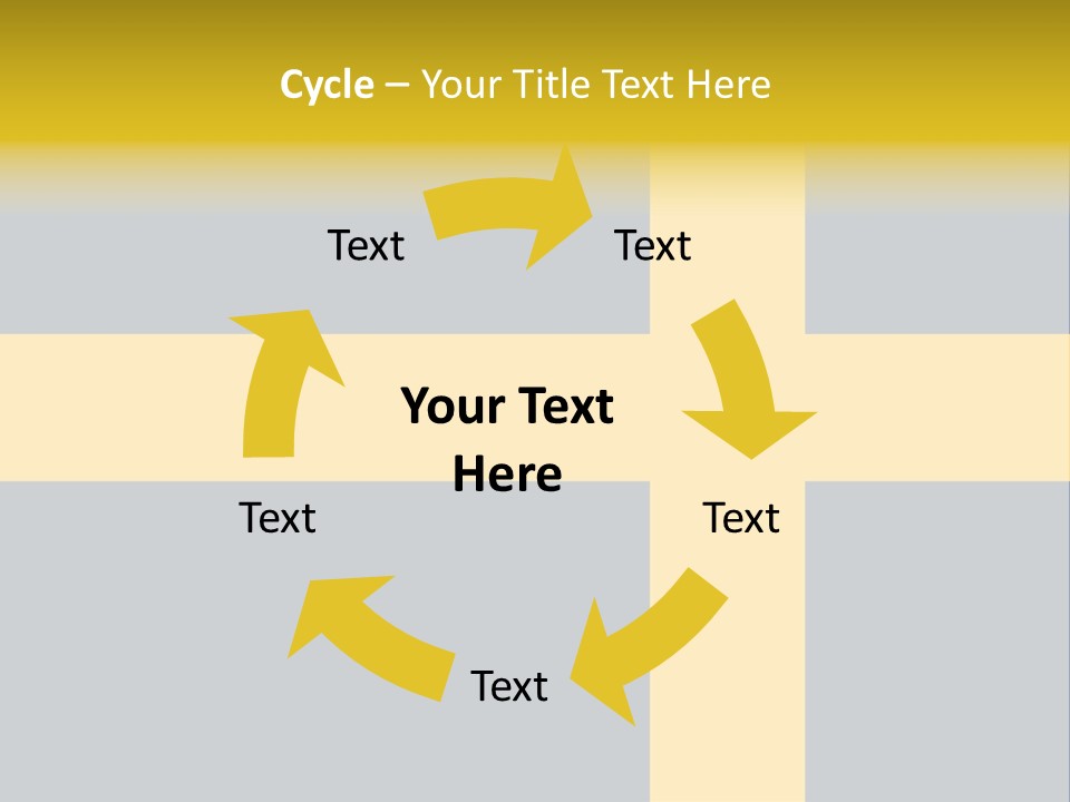 Yellow Flag Nobody PowerPoint Template