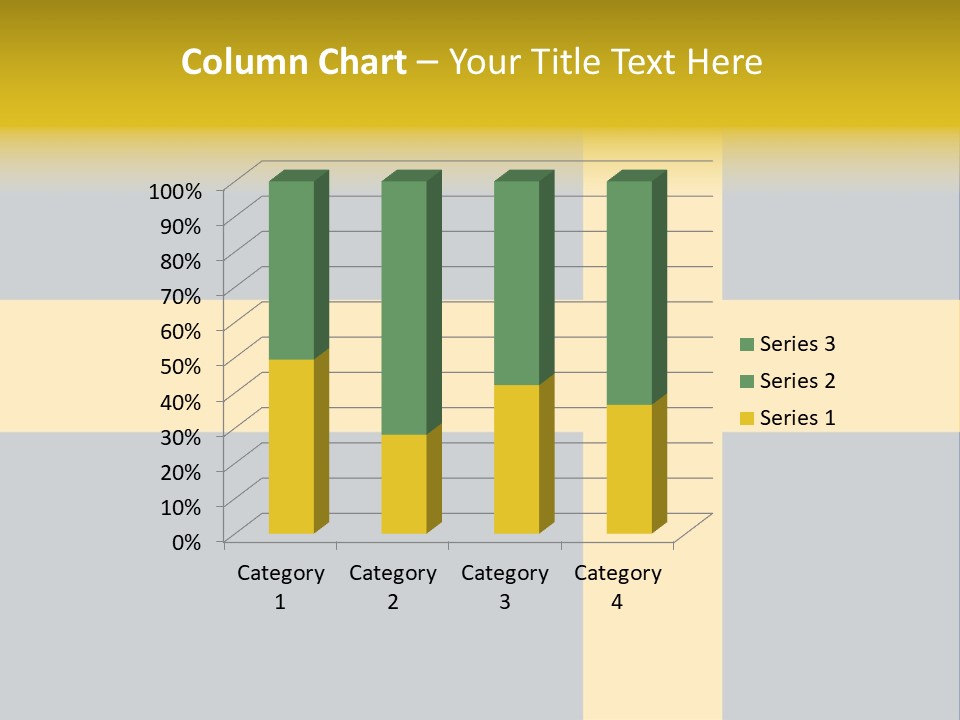 Yellow Flag Nobody PowerPoint Template