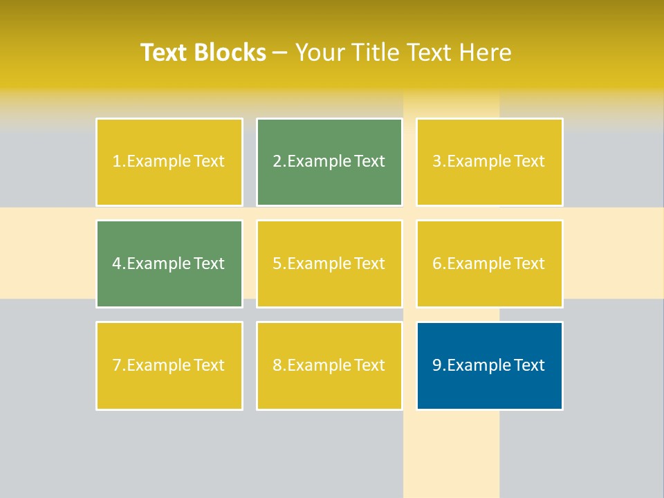 Yellow Flag Nobody PowerPoint Template
