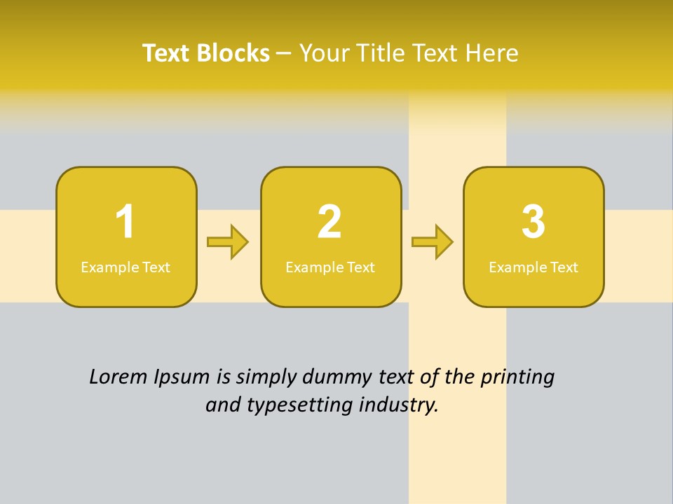 Yellow Flag Nobody PowerPoint Template