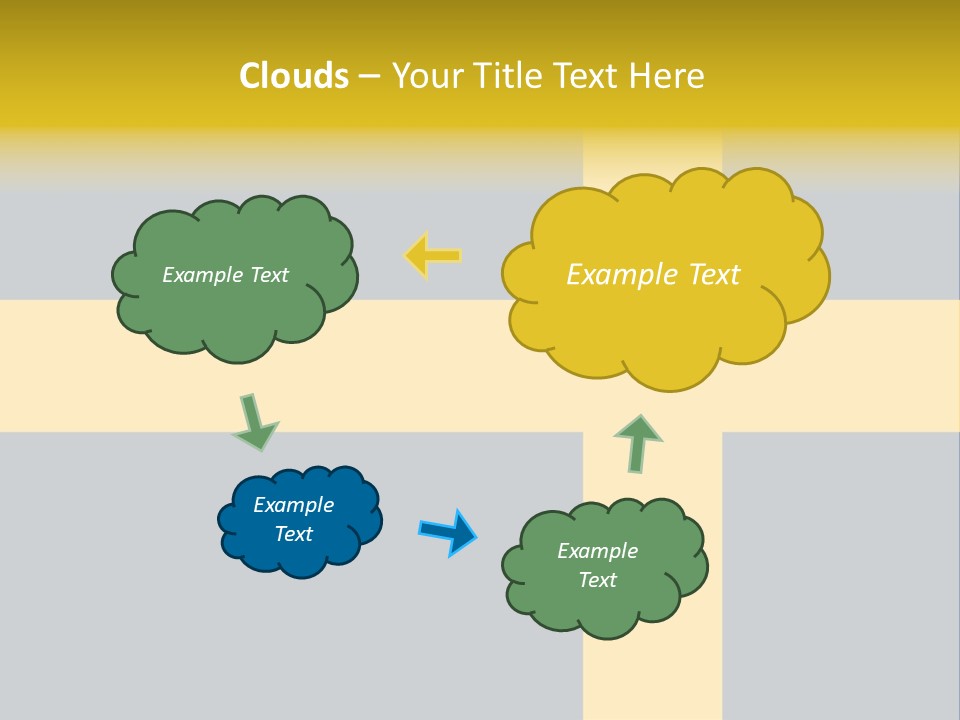 Yellow Flag Nobody PowerPoint Template