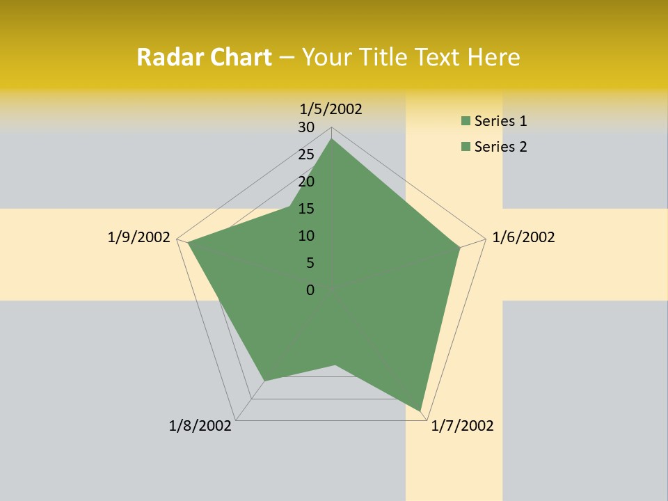 Yellow Flag Nobody PowerPoint Template