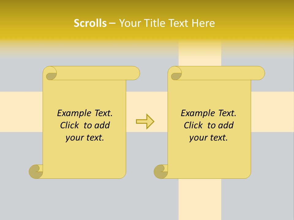 Yellow Flag Nobody PowerPoint Template