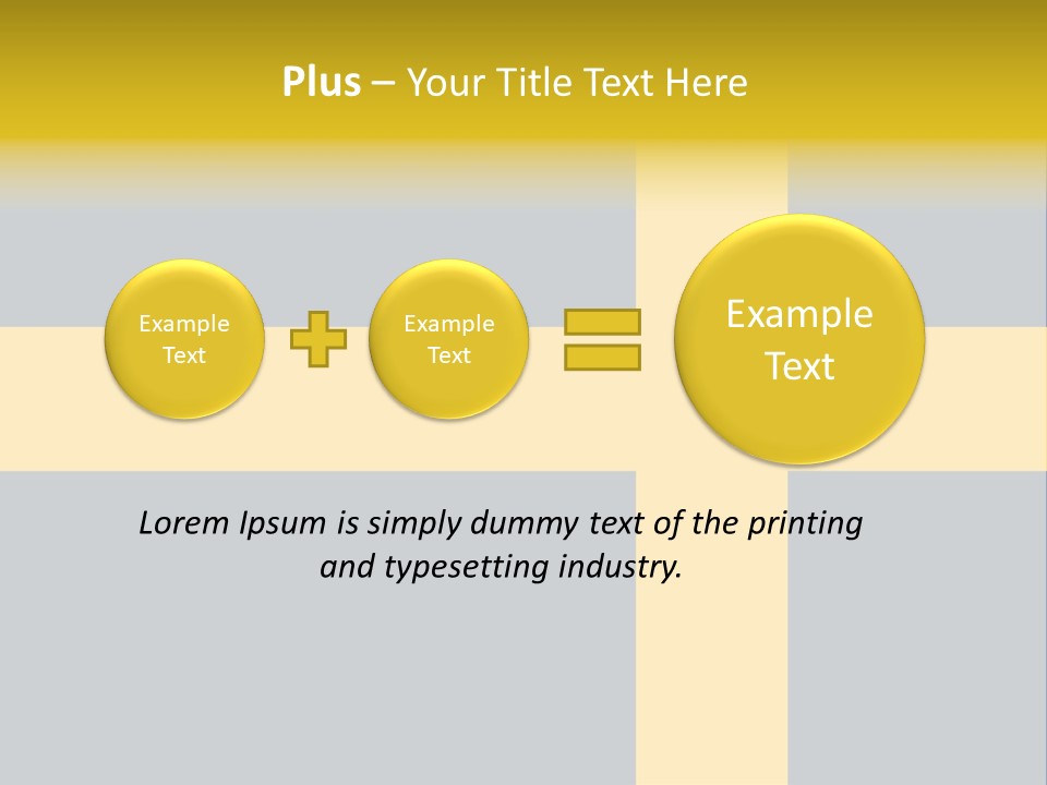Yellow Flag Nobody PowerPoint Template