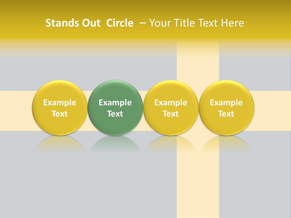 Yellow Flag Nobody PowerPoint Template