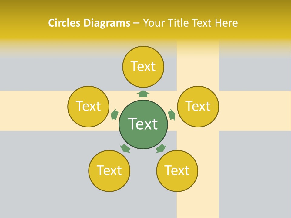 Yellow Flag Nobody PowerPoint Template