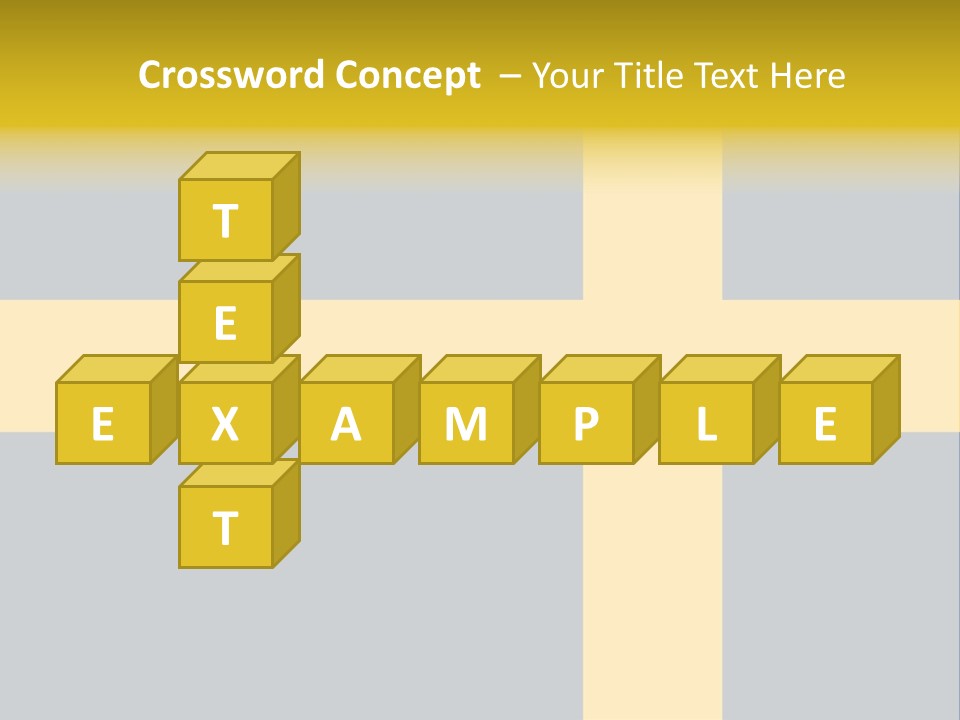 Yellow Flag Nobody PowerPoint Template