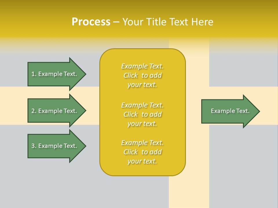 Yellow Flag Nobody PowerPoint Template