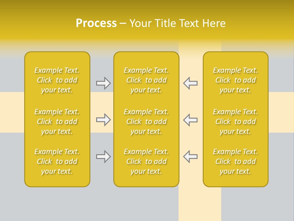 Yellow Flag Nobody PowerPoint Template