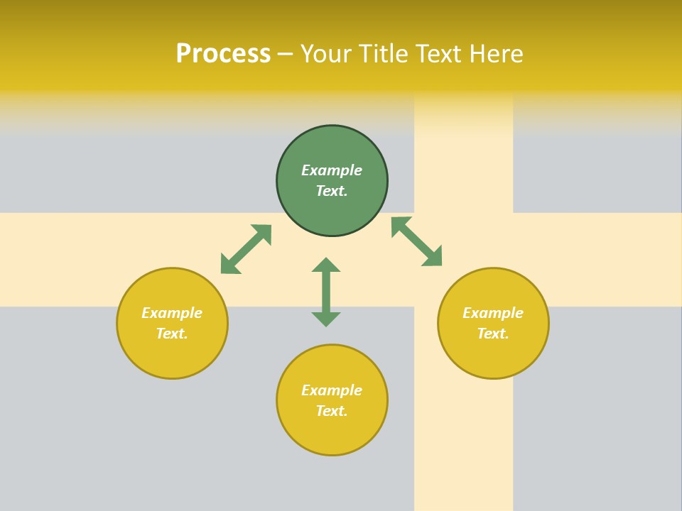 Yellow Flag Nobody PowerPoint Template