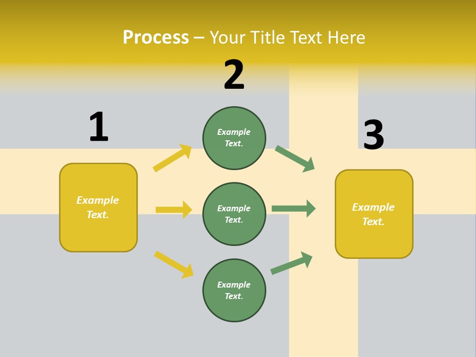 Yellow Flag Nobody PowerPoint Template
