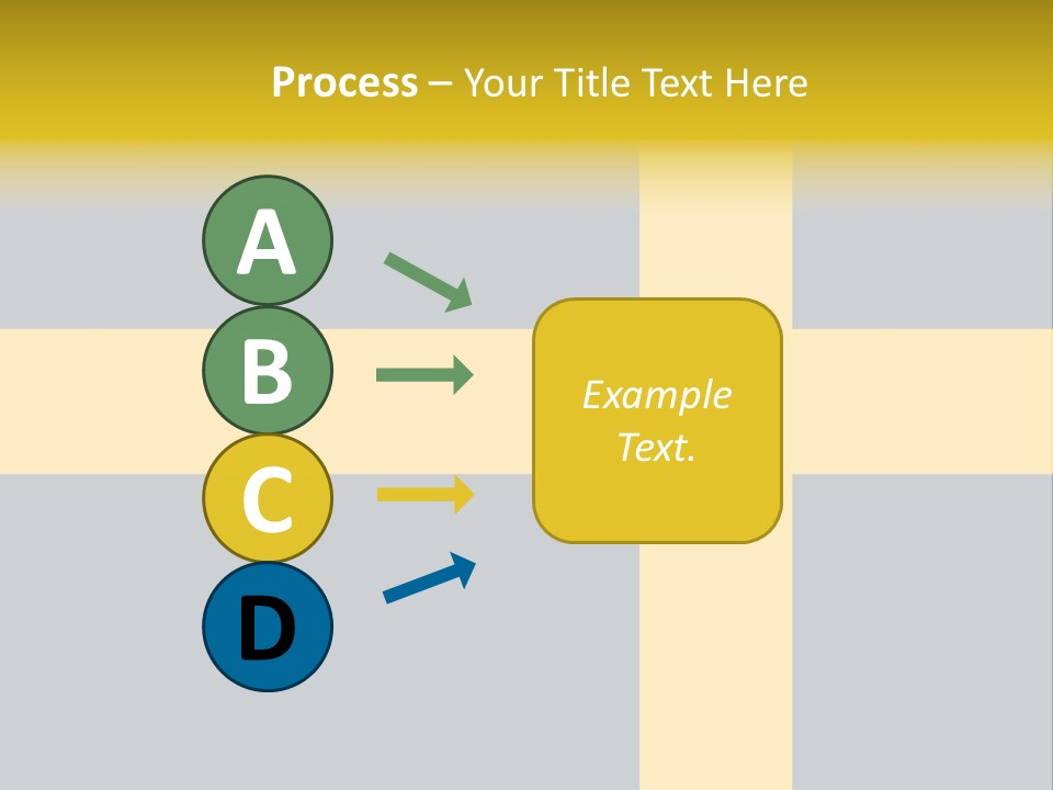 Yellow Flag Nobody PowerPoint Template