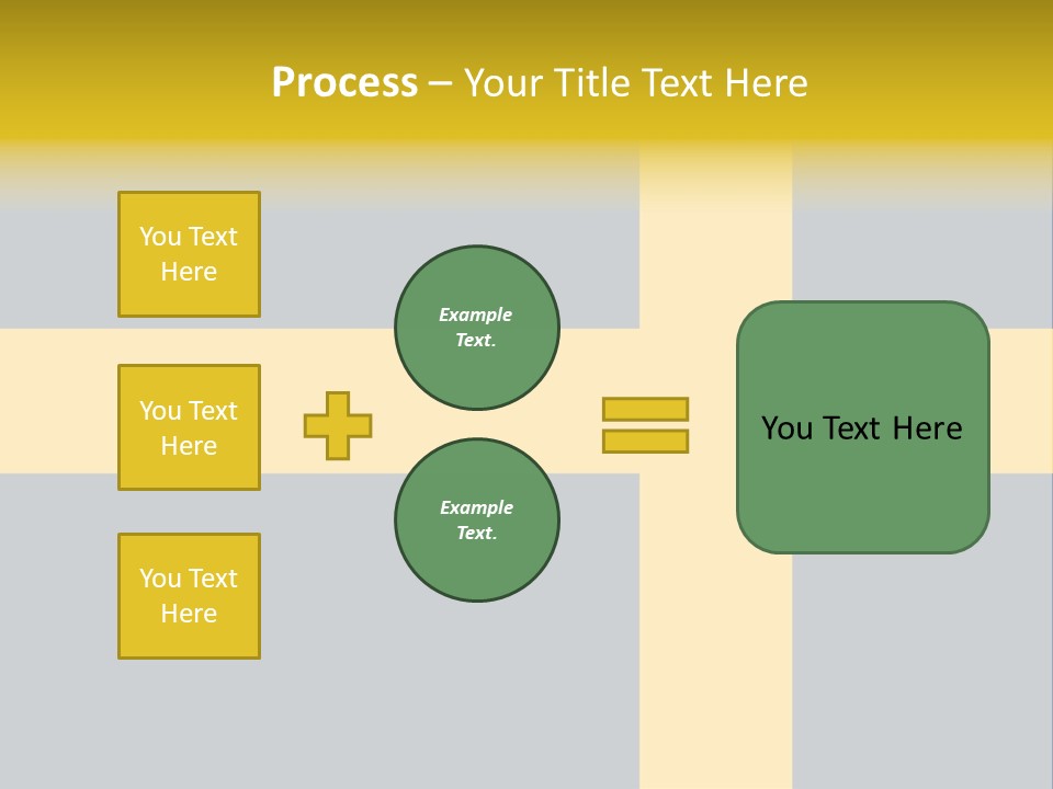 Yellow Flag Nobody PowerPoint Template