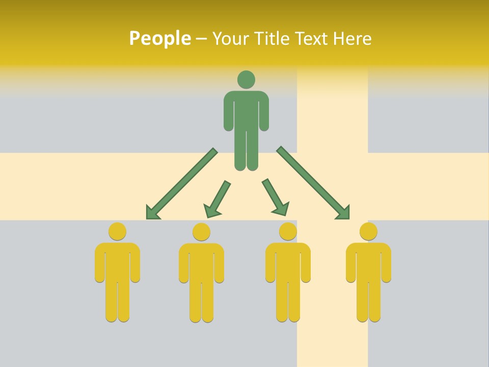 Yellow Flag Nobody PowerPoint Template