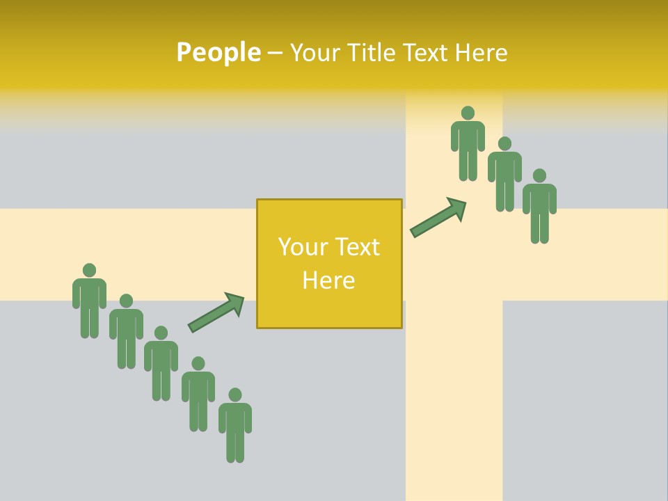 Yellow Flag Nobody PowerPoint Template