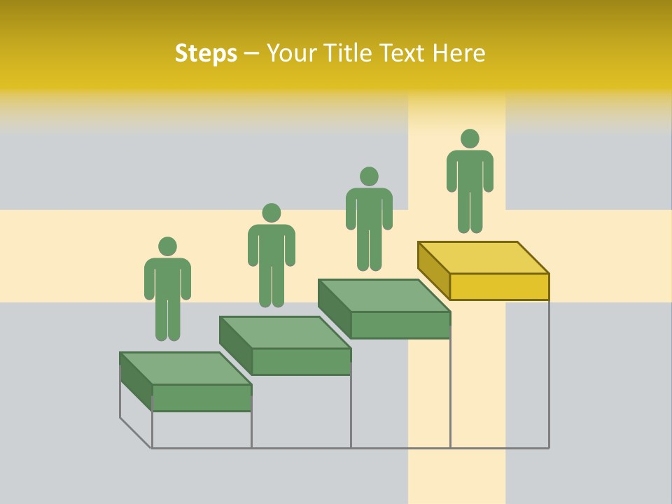 Yellow Flag Nobody PowerPoint Template