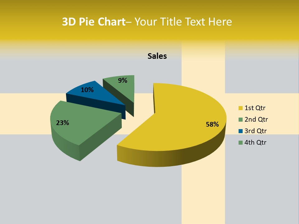 Yellow Flag Nobody PowerPoint Template