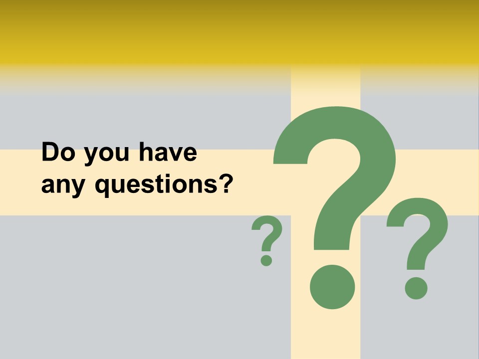 Yellow Flag Nobody PowerPoint Template