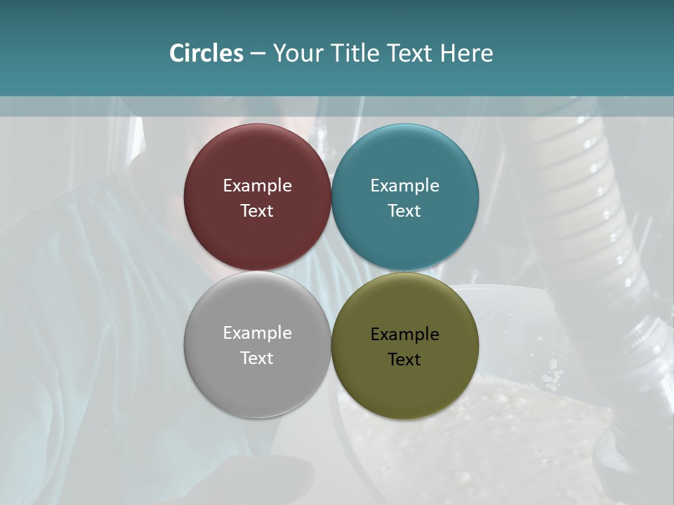 Dairy Yogurt Process PowerPoint Template