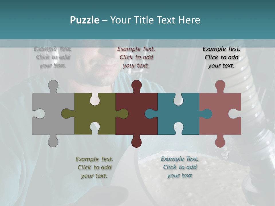 Dairy Yogurt Process PowerPoint Template