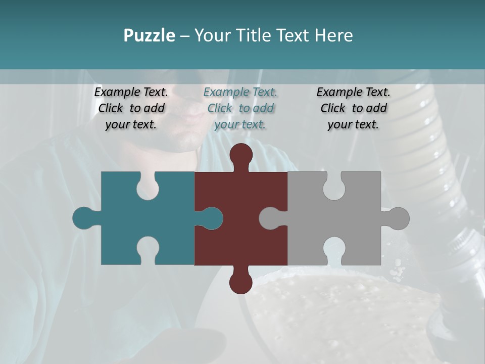 Dairy Yogurt Process PowerPoint Template