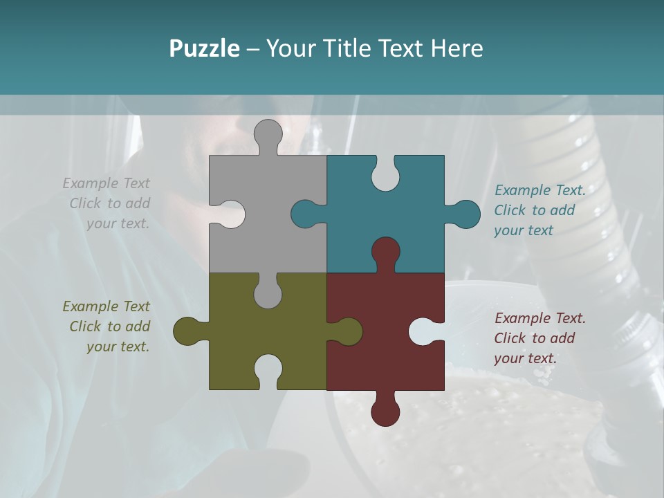 Dairy Yogurt Process PowerPoint Template