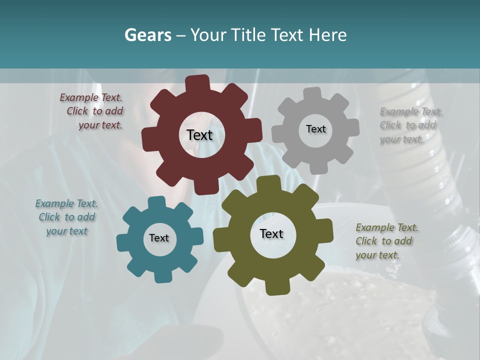Dairy Yogurt Process PowerPoint Template