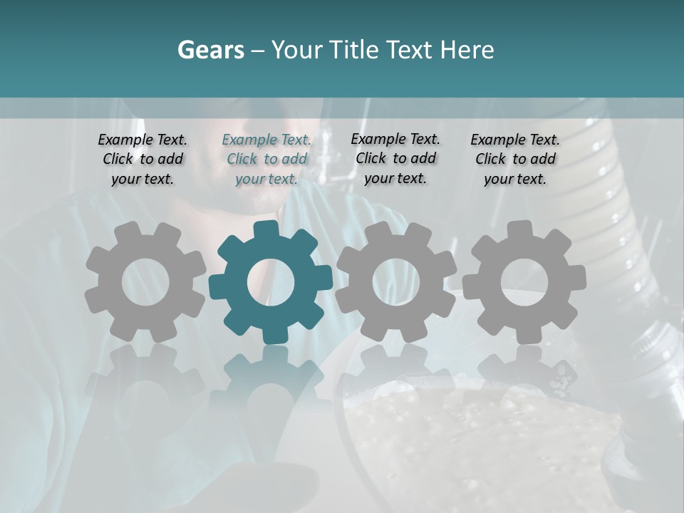 Dairy Yogurt Process PowerPoint Template